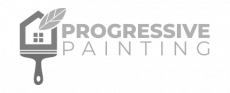 Logo for Progress Painting with stylized text.